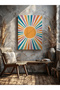 Bohemian Sun Home Office Kitchen Living Room Wall Decoration Canvas Painting