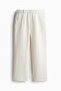 Relaxed Fit linen-blend trousers