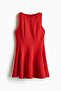 Flared-skirt dress