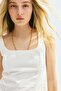 Open-back cotton poplin dress - 2