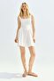 Open-back cotton poplin dress - 5