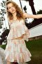 Flounced mini skirt - 5
