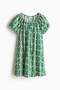 Drawstring-neck dress