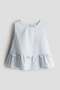 Cotton peplum top