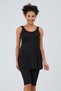 Women's Tights Dress Swimsuit Solid Color Black Dress Tights Swimsuit - 3