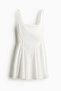 Open-back cotton poplin dress - 3
