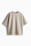 Short-sleeved sweatshirt