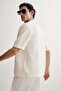Regular Fit Textured-knit resort shirt - 6