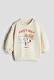 Printed cotton sweatshirt