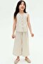2-piece linen-blend set - 2
