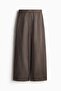 Linen-blend trousers