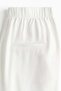 Wide linen-blend trousers - 3