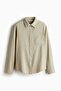 Linen-blend shirt