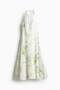 Flared halterneck dress - 5