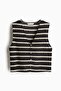 Textured jersey waistcoat