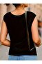 Women's Oversize Loose V-Neck T-Shirt - 2