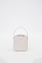 Gray Rectangular Model Shoulder Bag