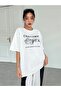 Λευκό μπλουζάκι Oversize Challenge Printed - 3