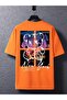 Bear New York Printed Oversize Men's T-shirt Casual Boyfirend - 2