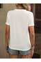 V-Neck Hand/Heart Printed Oversize T-shirt Casual Boyfirend - 2