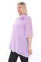 Short Sleeve Chiffon Evening Dress with Feather Flower Brooch - 2