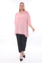 Short Sleeve Chiffon Evening Dress with Feather Flower Brooch (R) (B104) - 3