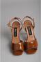 Seç 8496 Heeled Shoes (Heel Height: 10.5 cm) Taba Patent Leather - 2