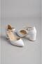 Seç 306 Genuine Leather Women's Shoes with Heel (Heel: 7 cm) White - 4