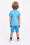 Rolypoly Iceland Blue Young Men's Bermuda Set - 3