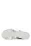 Women's Genuine Leather Gray Heeled Sandals - 4