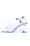 Fashion Shoes 532 Transparent Heels with Shiny Stones 7cm - 3