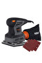 Sheet Sander 1/4 Inch, Electric Palm Sander 260W with 3 Sanding Sheets, Sanding Movements