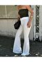 Scuba Crep Spanish Leg Buttoned Pants - 4