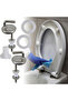 2Pcs Toilet For Seat Hinge No Noise Stainless Steel With Mounting Accessory Home Toilet Seat Hing... - 3