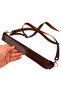 Angel Bag Accessory Athens Model Dark Brown Color Bag Making Set with Silver Metal