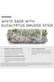 White Sage with Eucalyptus Smudge Stick - Pack of 3 Stick - 2