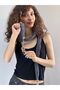 180 cm Butterfly Tipped Smoked Combed Cotton Women's Scarf - 2