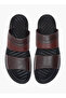 Textured Slip-On Comfort Sandals