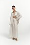 Ambra Beige Shirt Skirt Set