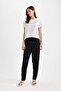 Harem Black Women's Fabric Trousers L3164Az/Bk81 - 2