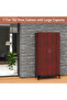 Modern Tall Shoe Cabinet 7 Shelves, Perfect for Entryways Solution for Shoe Collection - 3