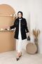Women's Jeans Jacket with Pocket with Beaddetail - 3