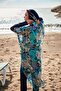 Floral Colorful Pareo Kaftan P2418 - 4