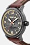 Men TDWGN0029104 Leather Analog Watch 45 mm, Brown - 3