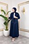 WOMEN 2-PIECE SET DENIM JACKET AND ELASTIC WAIST SKIRT - 5