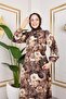 Women's Belted Ethnic Pattern Dress - 5