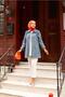 Women's Crystal Stone Detail Denim Jeans Jacket - 5