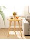 Multi-purpose round wooden table - 60 x 60 cm - 2
