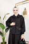 Women's 2-Piece Pocket Stone-Detail Jacket Skirt Sucuba Set - 4