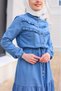 Women's Fir Firled Denim Jeans Dress - 5